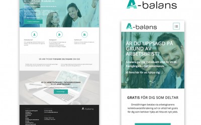 Apparenza skapar ny hemsida och grafisk profil för A-Balans